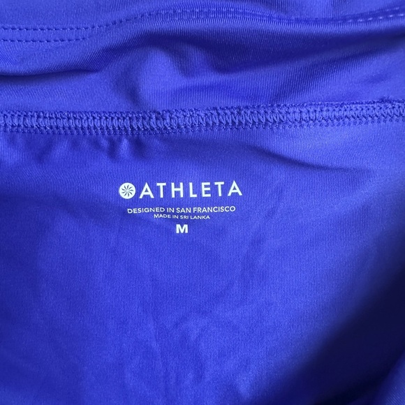 Athleta Blue Swim Set Sleeveless Tank and Shorts - Picture 4 of 13